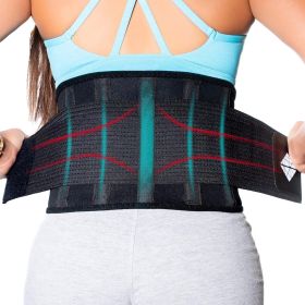 Back Support Brace - Ergonomic Back Support Belt for Women & Men, Plus Size Back Brace for Lower Back Pain, Advanced Ribbing, Dual-Tension Straps (Style: Back Belt  2XL)